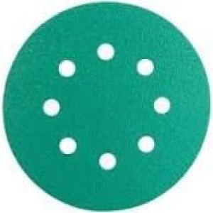 Круг шлифовальный TIZER D125мм 8отв. зеленый
