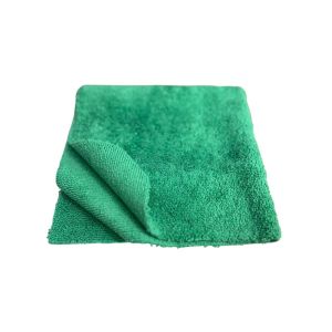 Салфетка полировочная Microfiber 380GSM двусторонняя 40*40см ЗЕЛЕНАЯ