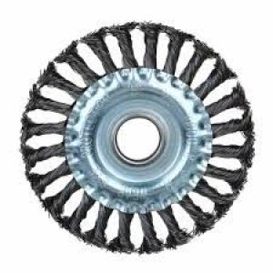 Щетка дисковая для УШМ жесткая крученая 125*22мм