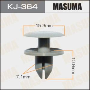 Клипса крепежная MASUMA KJ-364 TOYOTA