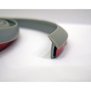 Резинка уплотнительная для обвесов широкая серая, на отрез