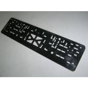 Рамка для номера с защелкой MASUMA черная