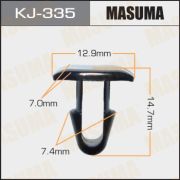Клипса крепежная MASUMA KJ-335/AS-1361 TOYOTA