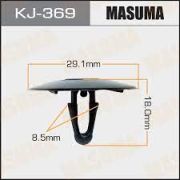Клипса крепежная MASUMA KJ-369/AS-619